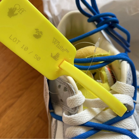 Nike Off White Dunk Low Size 8.5 Lot #10 Of 50 DM1602 112 - Picture 6 of 10